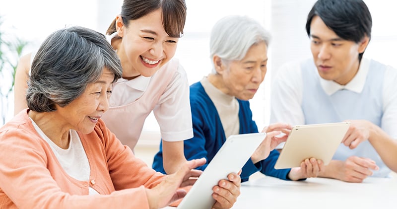 ICT活用で“話す機会”を確保、高齢者や障害者につながりを。