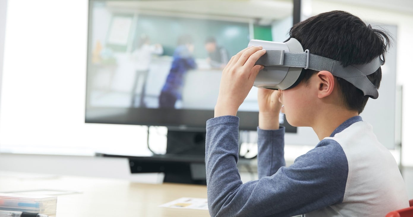 VRで発達障害の子どもたちが学ぶソーシャルスキルトレーニング。