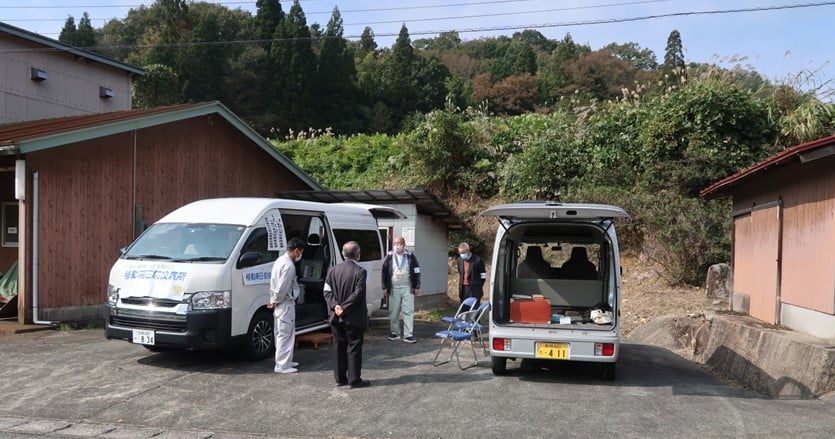 投票所がやってくる！移動期日前投票所で過疎地域の投票機会を確保する。