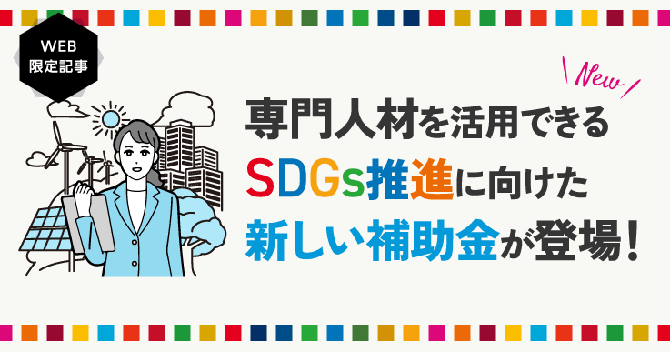 【今から間に合う】新しいSDGs補助金「地方創生SDGs課題解決モデル都市」を詳しく解説！