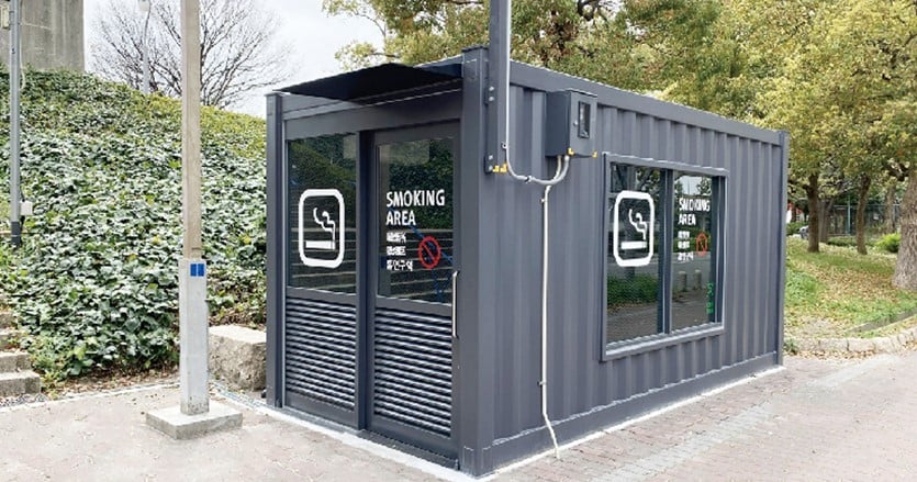 市内の路上喫煙ゼロを目指し、分煙環境を快適に整える。