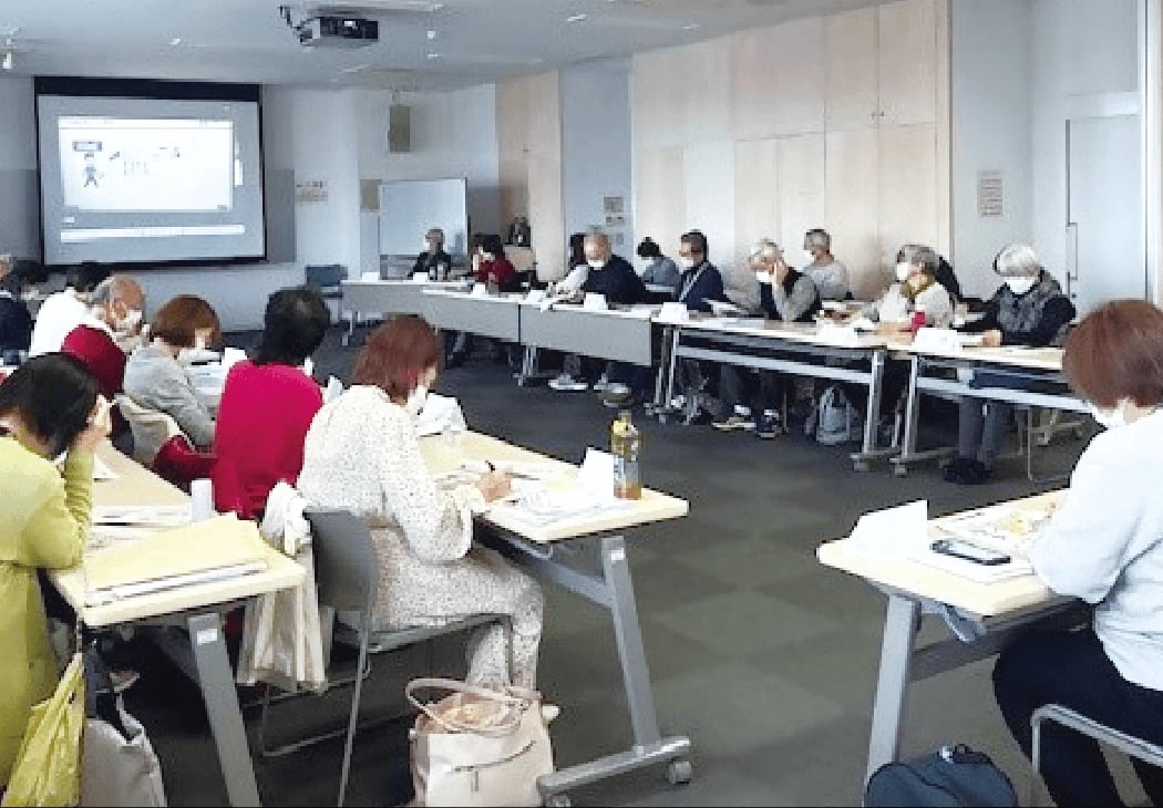 ▲ちばレポの目的や使い方を学ぶ講座を実施。市民への周知を図る。