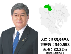 板橋区長・坂本 健さん