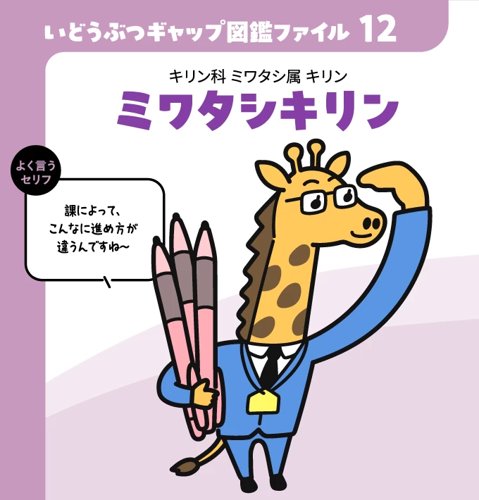 いどうぶつギャップ図鑑ファイル12